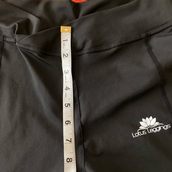 Black Bottoms Capri Tie Ankle Wrap Dancing Athletic Yoga Pants - Picture 9 of 10